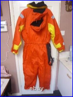 Sundridge Floatation Suit Buoyancy Aid. Size L. Red with Yellow Collar