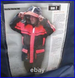 Sundridge SAS MK 2. 2 Piece Flotation Suit. Fishing etc Unused with Bag. Size L