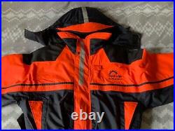 Sundridge sas mk2 xl, one piece fishing floatation suit, new, black and orange