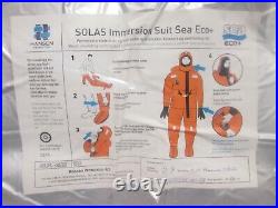 Survival Suit Hansen, Solas Immersion Suit Sea Eco+, New & Vacuum Sealed, Std