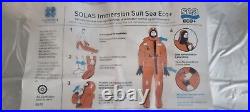 Survival Suit Hansen, Solas Immersion Suit Sea Eco+, New & Vacuum Sealed, Std