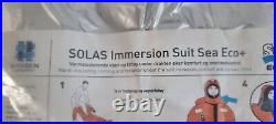 Survival Suit Hansen, Solas Immersion Suit Sea Eco+, New & Vacuum Sealed, Std