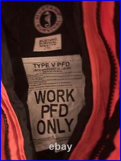 US Coast Guard Mustang Flotation Survival Suit-Type V-PDF with Tags. Size L