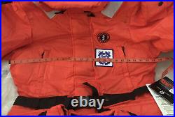 US Coast Guard Mustang Flotation Survival Suit-Type V-PDF with Tags. Size L