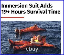 US Coast Guard Mustang Flotation Survival Suit-Type V-PDF with Tags. Size L